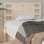 vidaXL Tête de lit 96x4x100 cm Bois massif de pin