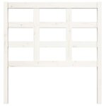 vidaXL Tête de lit Blanc 95 5x4x100 cm Bois massif de pin