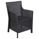 vidaXL Ensemble salon avec coussin 3 Pièces Anthracite PP