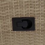 vidaXL Ensemble à manger d'extérieur et coussins 9 Pièces résine tressée