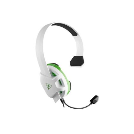 Turtle Beach - Casque Gamer - Recon Chat Blanc (compatible Xbox/PS4/PC/Switch/Mobile) - TBS-2409-02