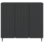 vidaXL Buffet Noir 89 x 34 5 x 82 cm Bois d'ingénierie