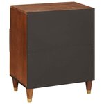 vidaXL Tables de chevet Marron 50 x 33 x 60 cm