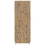 vidaXL Ensemble de Meubles 2 Pièces 66 x 34 5 x 90 cm Bois d'ingénierie