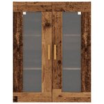 vidaXL Armoire murale suspendue vieux bois 69 5x34x90 cm