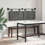 vidaXL Tête de lit suspendue Tissu en velours côtelé