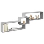 vidaXL Armoire murale 158x18x53 cm sonoma gris bois d'ingénierie