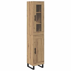 vidaXL Haut Armoire Chêne artisanal 34 5 x 34 x 180 cm