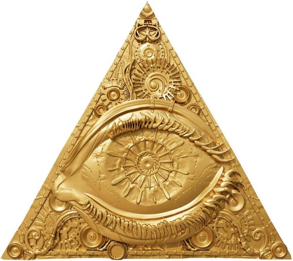 Pièce de monnaie en Argent 2000 Francs g 62.2 (2 oz) Millésime 2025 Conspiracy DIGITIZED EYE OF PROVIDENCE