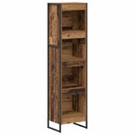 vidaXL Bibliothèque Bois Ancien 80 x 30 x 155 cm Bois d'ingénierie