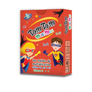 Jeu - Tam Tam MultiMax - Les tables de multiplication - Niveau 2 - Dès 7 ans