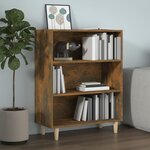 vidaXL Buffet Chêne fumé 69 5x32 5x90 cm Bois d'ingénierie