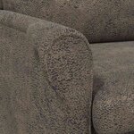 vidaXL fauteuil Gris foncé 76 x 94 x 102 cm Simili cuir