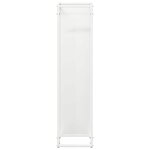 vidaXL Portant de bois chauffage blanc 25x25x100 cm