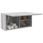 vidaXL Armoire murale de bain sonoma gris 60x25x30cm bois d'ingénierie