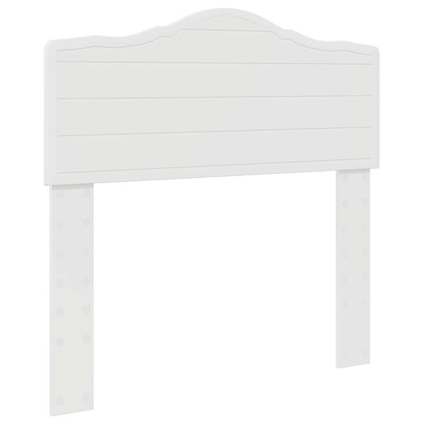 vidaXL Tête de lit Blanc Brillant 100 cm Bois d'ingénierie