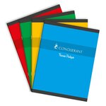 Cahier TP Piqué 17X 2cm Seyès + uni 96 pages 70g coloris aléatoires CONQUÉRANT