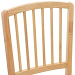 vidaXL Chaises de salle à manger 2 Pièces Naturel 50 x 52 5 x 91 cm