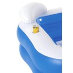 Bestway piscine pour enfants bleu 213 x 207 x 69 cm 54153