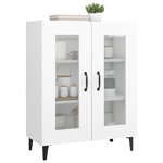 vidaXL Buffet blanc 69 5x34x90 cm bois d'ingénierie