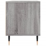 vidaXL Meuble TV sonoma gris 100x34 5x44 5 cm bois d'ingénierie