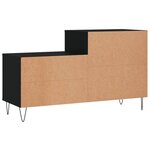 vidaXL Armoire à chaussures Noir 102x36x60 cm Bois d'ingénierie