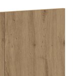 vidaXL Tête de lit chêne artisanal 120x1 5x80 cm bois d'ingénierie