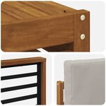 vidaXL Ensemble de canapés d'extérieur 6 pc Gris Naturel et Clair