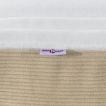 Matelas à ressorts ensachés vidaXL Vert clair Gris Moyen 120x190x20 cm Tissu