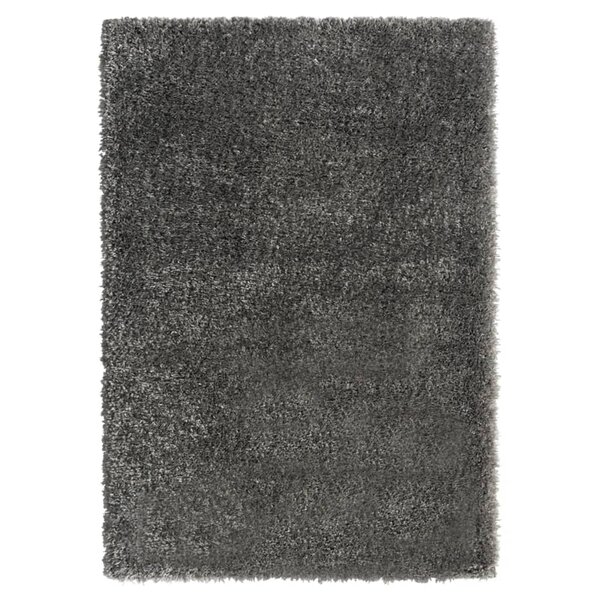 vidaXL Tapis shaggy à poils hauts Anthracite 140x200 cm 50 mm
