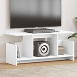 vidaXL Meuble TV Blanc 102 x 35 x 45 cm Bois d'ingénierie