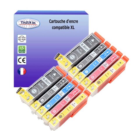 20 Compatible encre cartouches pour Epson XP-510 XP-520 XP-600 XP-605 XP-610  XP-615 XP-620 - Cdiscount Informatique