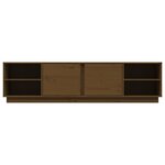 vidaXL Meuble TV Marron miel 156x40x40 cm Bois de pin massif