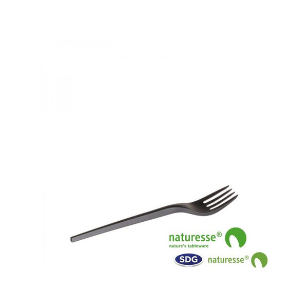 Mini fourchette noire cpla 9 8 cm - sdg - lot de 1000 -  - cpla
