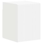 vidaXL Ensemble meuble TV Montage mural 4 Pièces Blanc Bois d'ingénierie