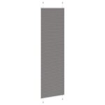 vidaXL Store plissé anthracite 65x200 cm largeur du tissu 64 4 cm