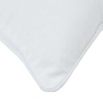 vidaXL Couette avec oreiller 3 Pièces Blanc 260 x 220 cm Microfibre