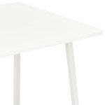 vidaXL Bureau avec étagère Blanc 102x50x117 cm