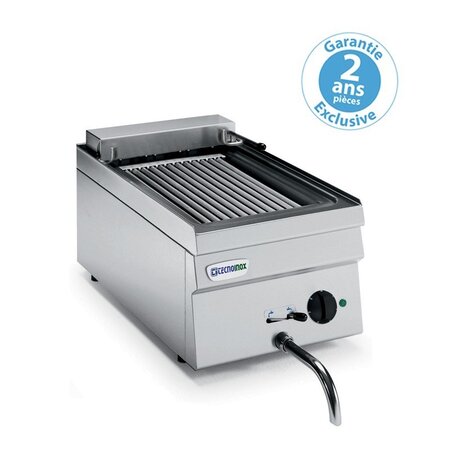 Grill vapeur simple electrique - gamme 600 -  - inox 350x600x300mm