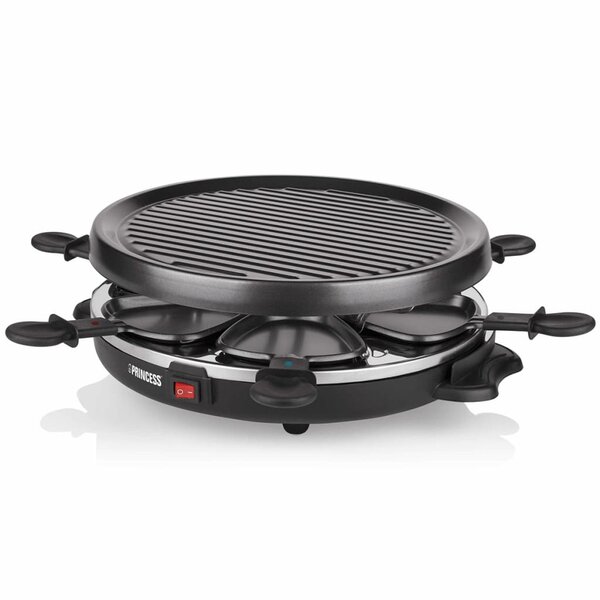 Princess gril à raclette avec 6 casseroles 800 w 162725