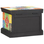 vidaXL Boîte de Rangement avec stockage Multicolore 40 x 30 x 30 cm