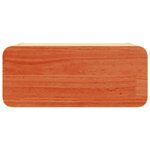 vidaXL Table de chevet avec tiroir Marron cire 39 x 34 x 16 5 cm