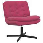 vidaXL Fauteuil relaxant pivotant Rouge bordeaux 63 x 75 x 76 cm