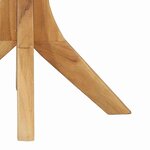 vidaXL Table d'appoint Marron 55 x 55 x 51 cm Bois de teck massif