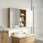 vidaXL Ensemble de Meubles de Salle de Bain 3 Pièces 110 x 10 5 x 60 5 cm