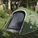 vidaXL Tente de camping tunnel 3 personnes vert imperméable