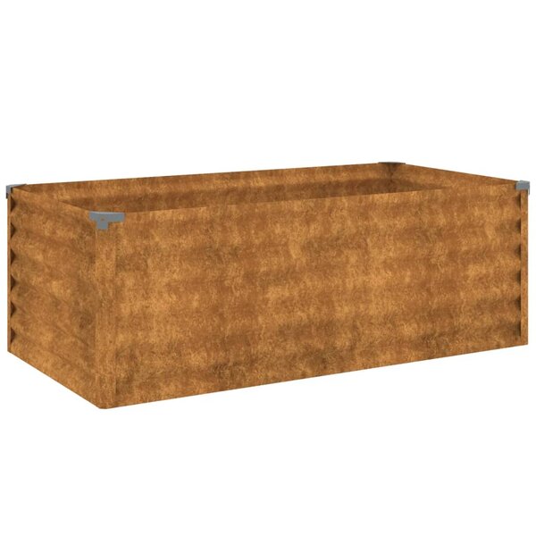 vidaXL Lit surélevé de jardin 100x50x36 cm acier corten