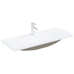 vidaXL Cabinet de lavabo Chêne noir 100 x 39 x 62 cm Bois d'ingénierie