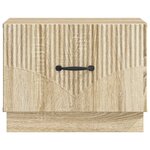 vidaXL Table basse Chêne Sonoma 49 x 50 x 37 cm Bois d'ingénierie