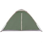 vidaXL Tente de camping à dôme 2 personne vert imperméable